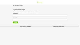HTC America Online Store - Login