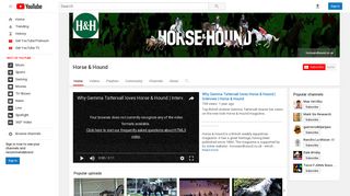 Horse & Hound - YouTube