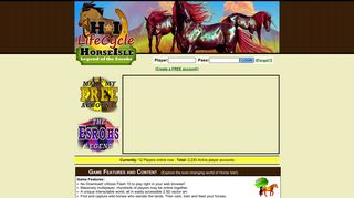 Horse Isle: Legend of the Esrohs - Home Page
