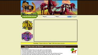 Horse Isle: Legend of the Esrohs - Home Page