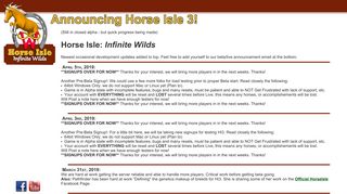 Horse Isle: Infinite Wilds (HI3)