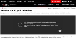 AQHA: Membership