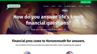 Horsesmouth - Helping advisors succeed | Public