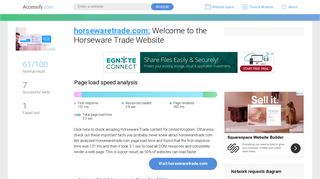 Access horsewaretrade.com. Welcome to the Horseware Trade Website