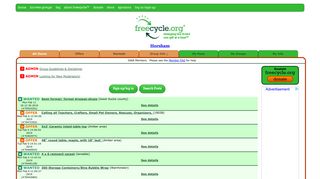 Posts on the Horsham Group | The Freecycle Network - My Freecycle
