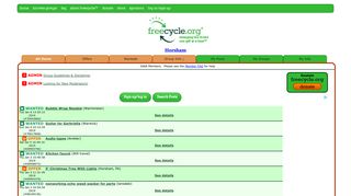 Posts on the Horsham Group | The Freecycle Network - My Freecycle