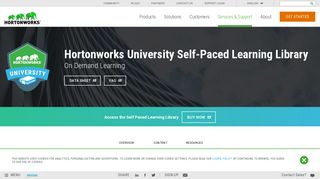 Apache Hadoop Self Learning Path Through The Self ... - Hortonworks
