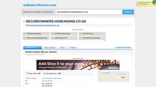 secureowners.hoseasons.co.uk at WI. Vacation Rentals (UK) Ltd ...