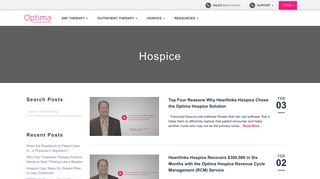 Hospice - Optima - Optima Healthcare Solutions