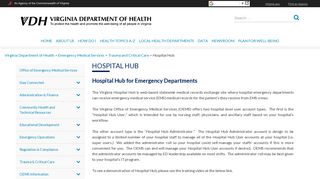Hospital Hub – Emergency Medical Services