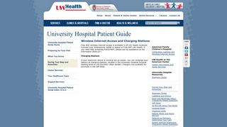 Wireless Internet Access and Charging Stations, University Hospital ...