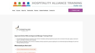 compass - Hospitality Alliance Training