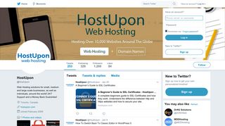 HostUpon (@HostUpon) | Twitter