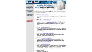 Host4Profit.com - We turn a necessity into a profit machine!