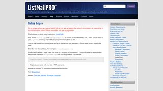 Email aliases on Host4Profit - Online Help - ListMailPRO