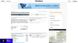 Hostalia Internet S.L.: Private Company Information - Bloomberg