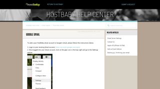 Google Gmail – HostBaby Help Center