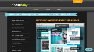 Pro Website Features | Easy Website Builder | HostBaby