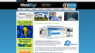 HostBig - Online Website Builder - HostFast