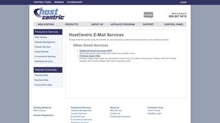 HostCentric E-Mail Services