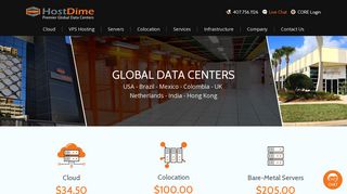 HostDime: Premier Global Data Centers