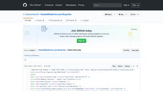 HostedRedmine.com-Exporter/index.html.php at master ... - GitHub