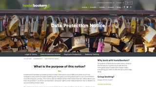 Data Protection Notice - HostelBookers