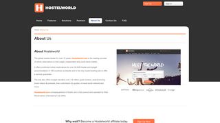 About us | Hostelworld.com Affiliate Program