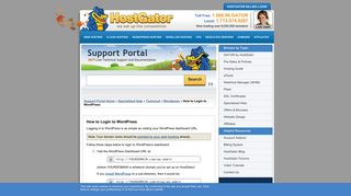 How to Login to WordPress « HostGator.com Support Portal