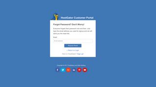 Forgot your password? - HostGator Billing/Support System