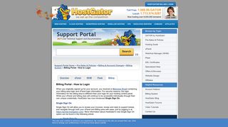 Billing Portal - How to Login « HostGator.com Support Portal