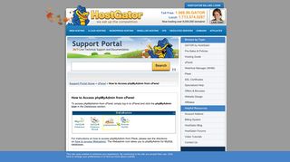 How to Access phpMyAdmin from cPanel « HostGator.com Support ...