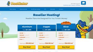 Reseller Hosting Plans - cPanel & WHM Packages | HostGator