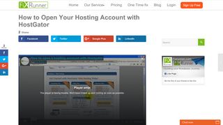 How to Open Your Web Hosting Account with HostGator