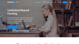 Unlimited Shared Hosting - Reliable Web Hosting Solution by Hosting24
