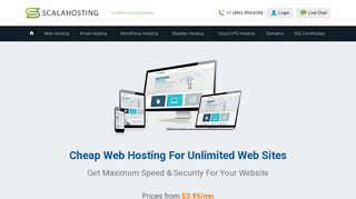 Scala Hosting: Web Hosting, Reseller Hosting & Cloud Server Hosting