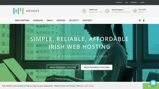Myhost.ie: Hosting Ireland, Domain Registration, Virtual Servers