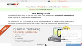 Email Hosting Plans | Best Email Web Hosting Plans ... - HostingRaja