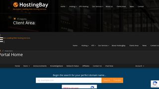 Client Area - HostingBay