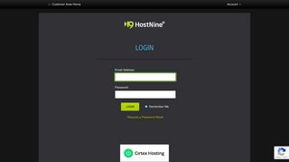 Client Area - HostNine LLC