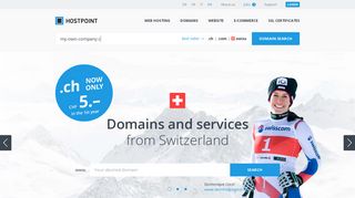 Hostpoint - Web hosting and domains. Firstclass support