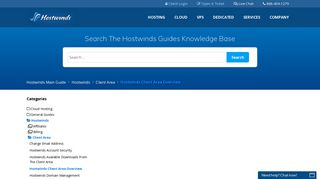 Hostwinds Client Area Overview - Hostwinds Guides