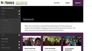 Overview - Network - Hot Docs