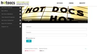 Login - Hot Docs