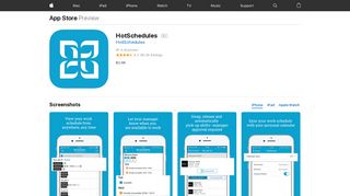 HotSchedules on the App Store - iTunes - Apple