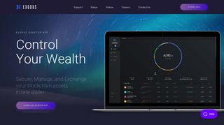 Exodus: Secure, Easy to Use Blockchain Wallet & Exchange
