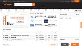 HotCopper | ASX Share Prices, Stock Market & Share Trading Forum