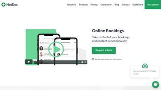 Online Bookings - HotDoc