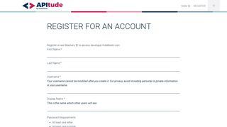 Register - HotelBeds Developer Portal