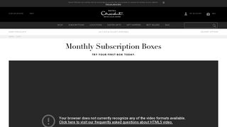 Monthly Subscription Boxes - Hotel Chocolat